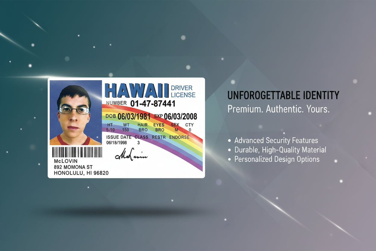 McLovin Hawaii driver license -Superbad-